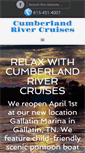 Mobile Screenshot of cumberlandrivercruises.com